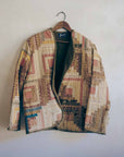Felt-Lined Oversized Quilted Jacket (Artisan)