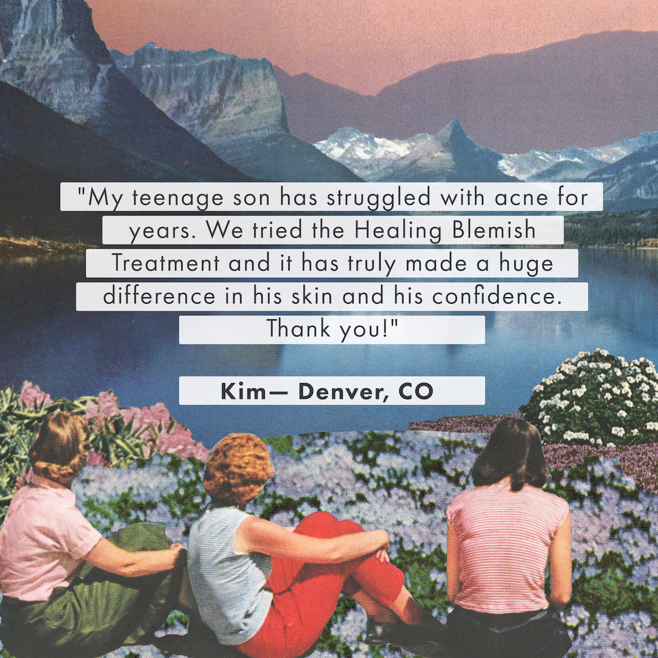 Healing Blemish Treatment organic skin care, customer testimonial