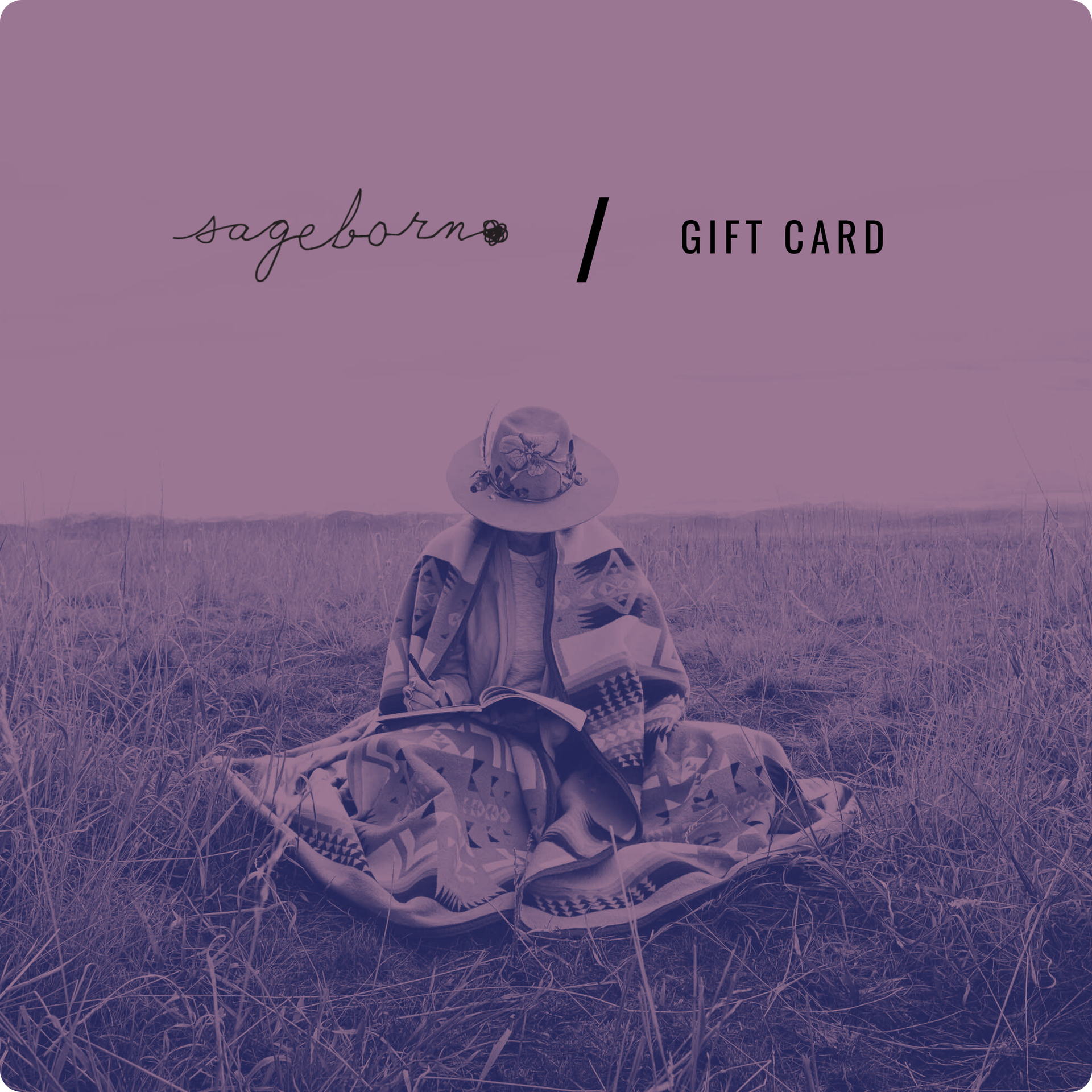 The Sageborn Gift Card - 100% Organic Skin Care